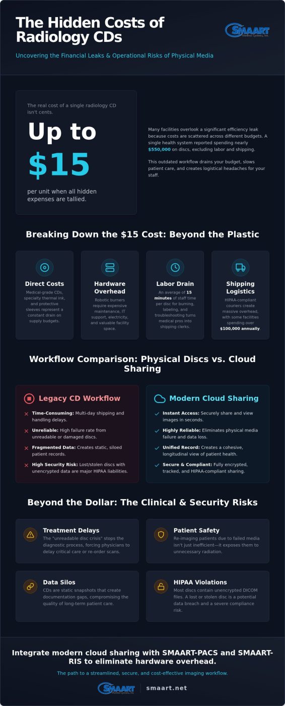 The Hidden Cost of Burning Radiology CDs: A 2026 Guide to Cloud Transition